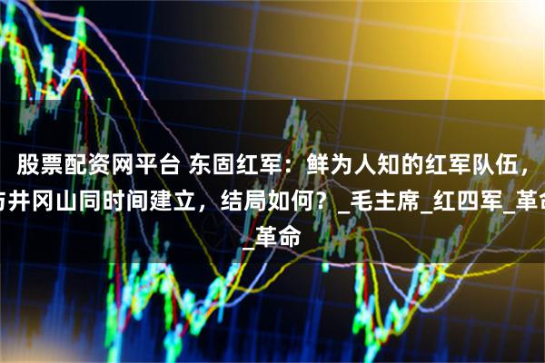 股票配资网平台 东固红军:鲜为人知的红军队伍,与井冈山同时间建立,结局如何?_毛主席_红四军_革命